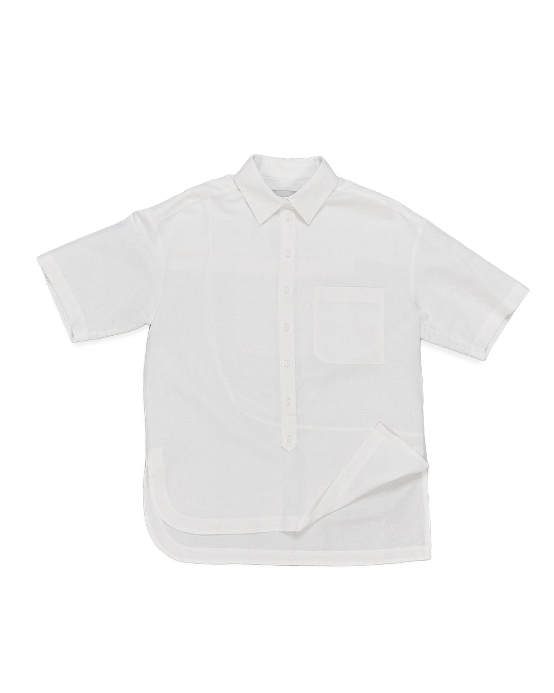 BLACKSUGAR OVERSIZED WHITE BLOUSE | BS26013