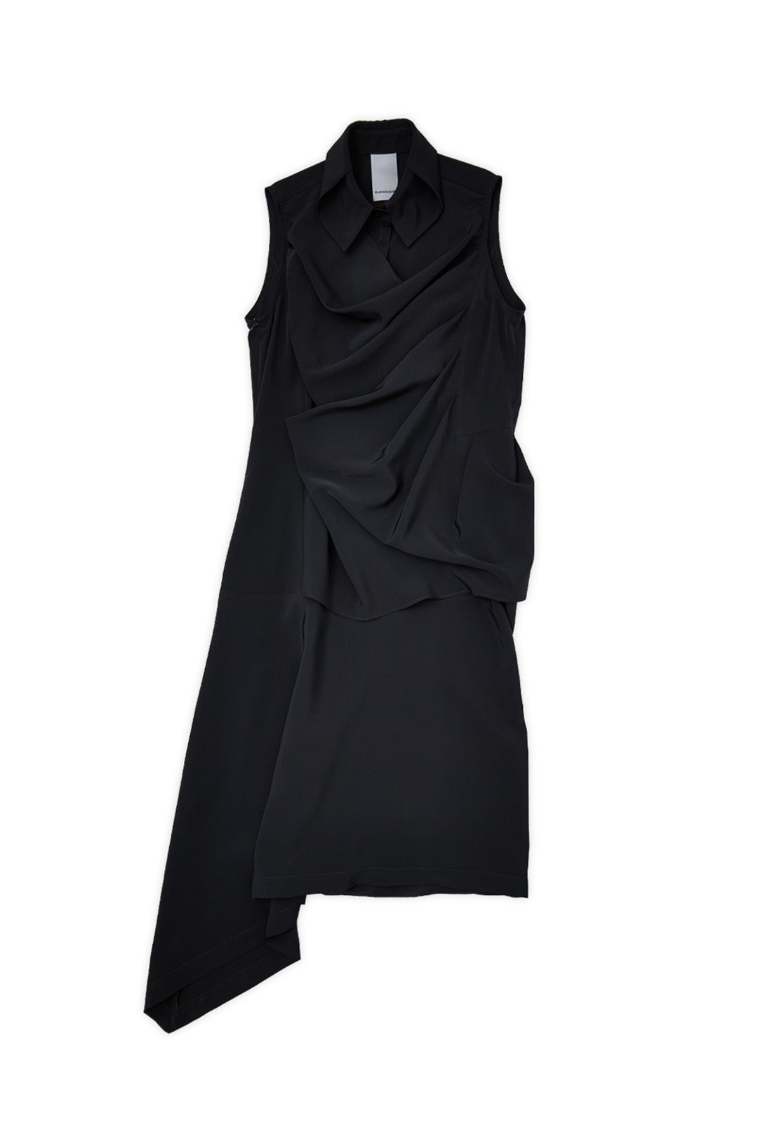 BLACKSUGAR CASCADING COLLARED DRESS | BP26020