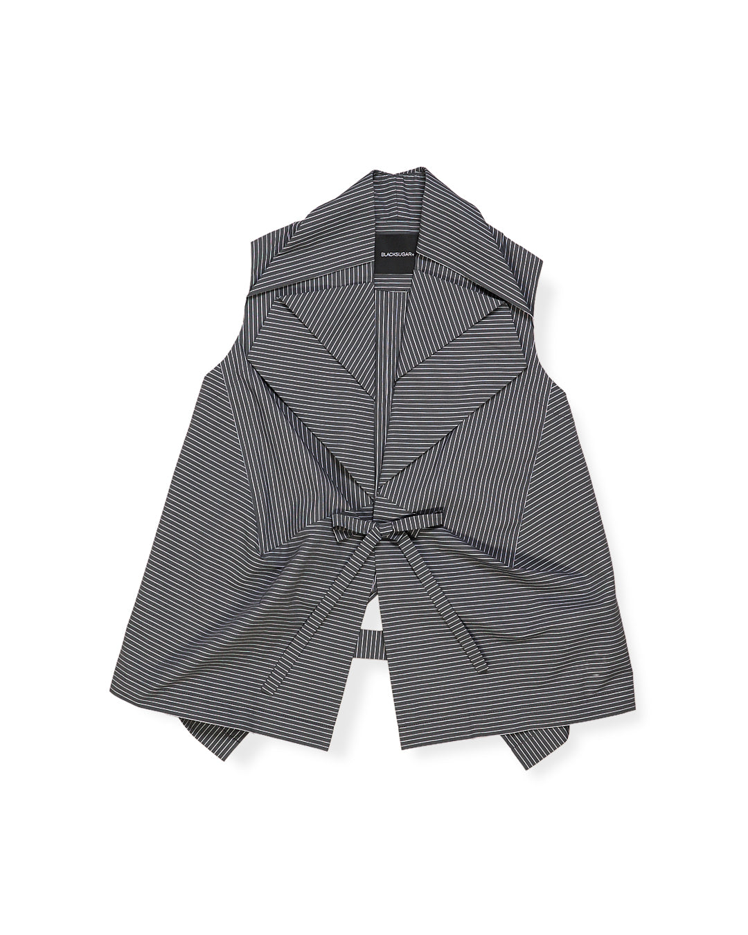 BLACKSUGAR STRIPED WRAP VEST | BP26007