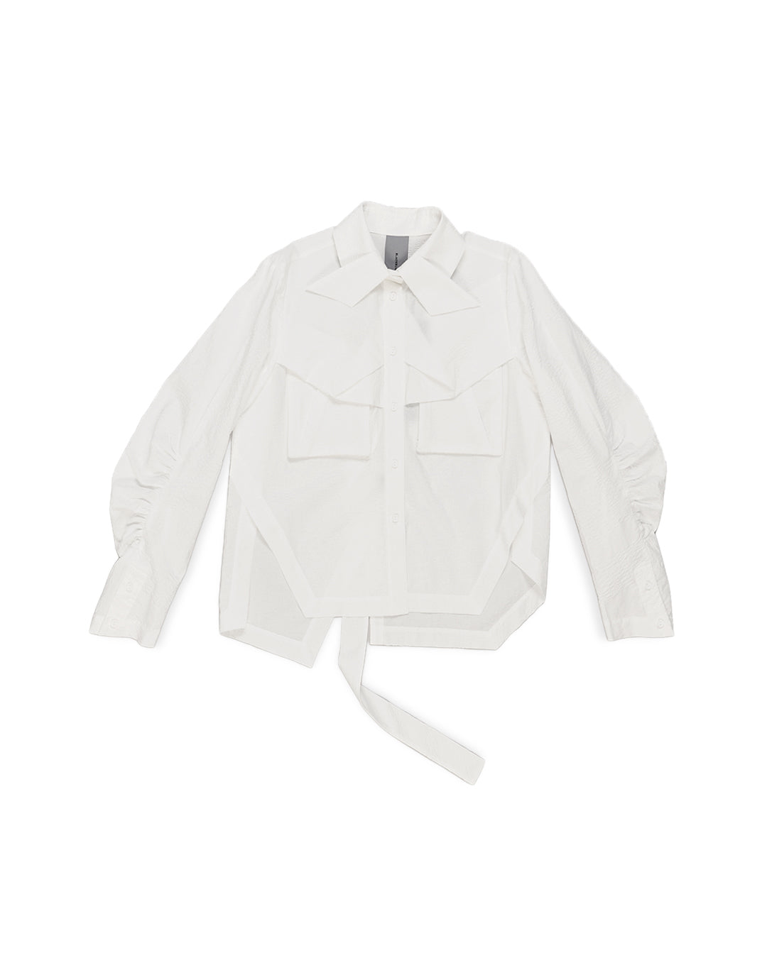 BLACKSUGAR RUCHED SLEEVE SHIRT | BS26015