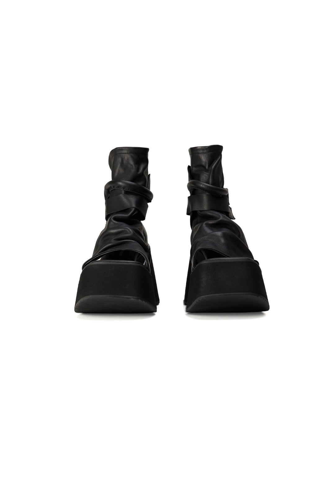 BLACKSUGAR RUCHED SANDAL BOOTS | BA23012