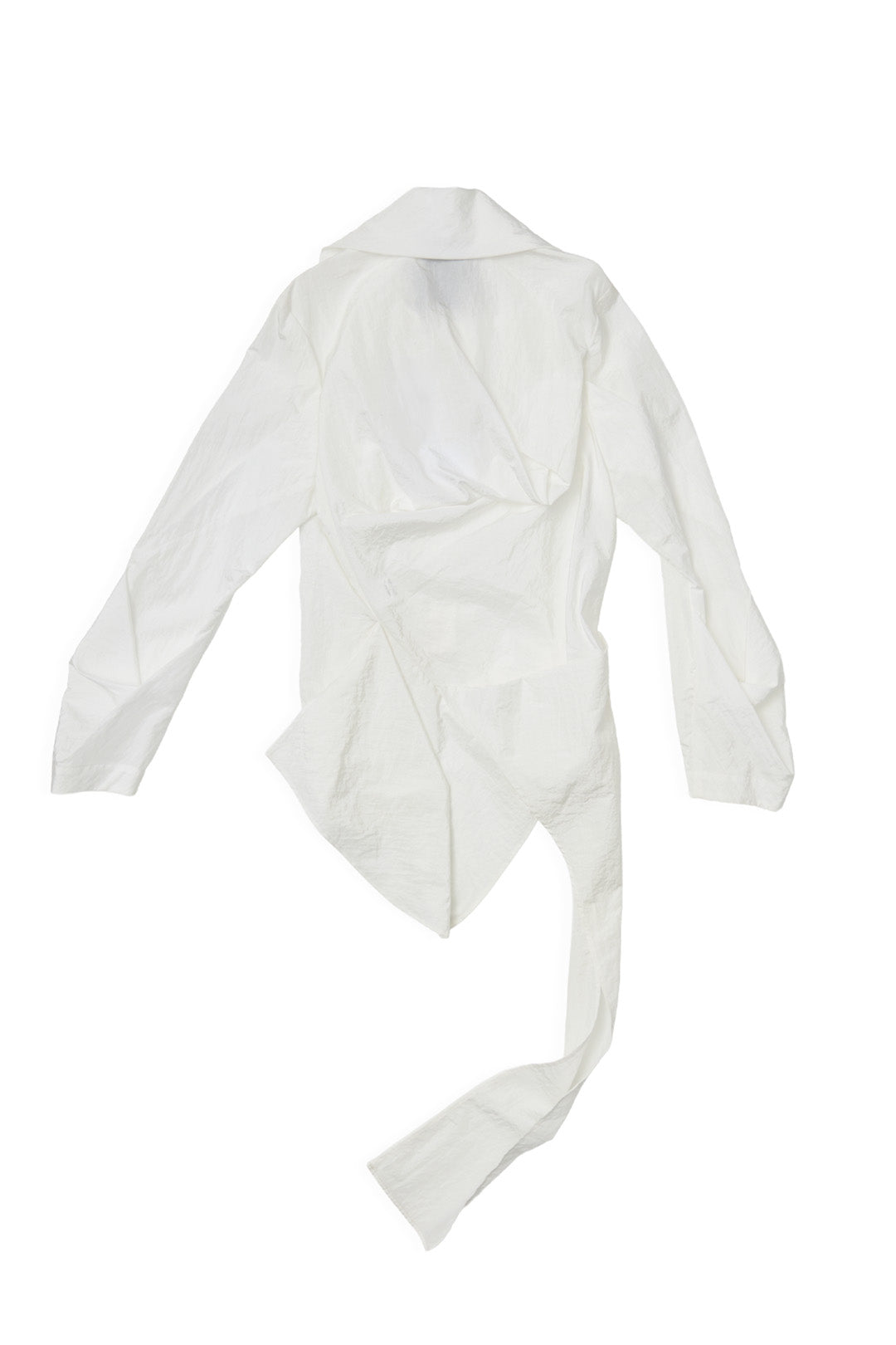 BLACKSUGAR ASYMMETRIC DRAPED SHIRT | BP26009