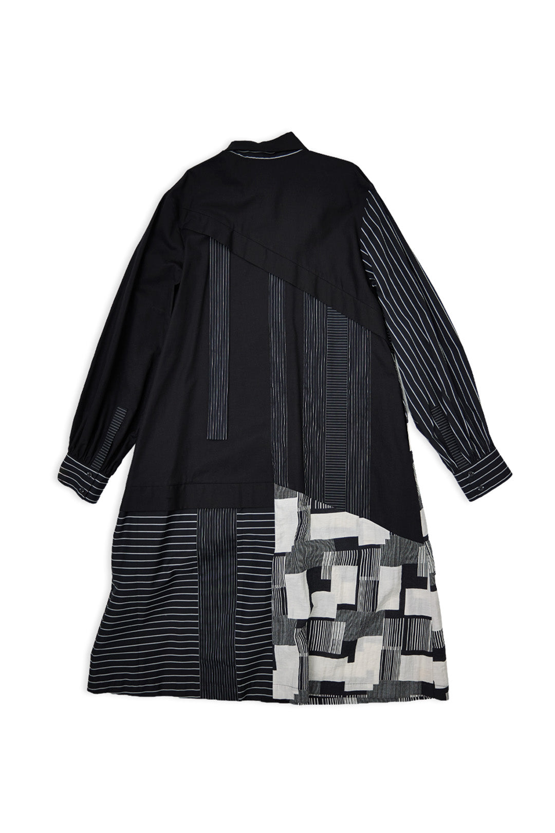 BLACKSUGAR PATCHWORK SHIRT DRESS | BS26044