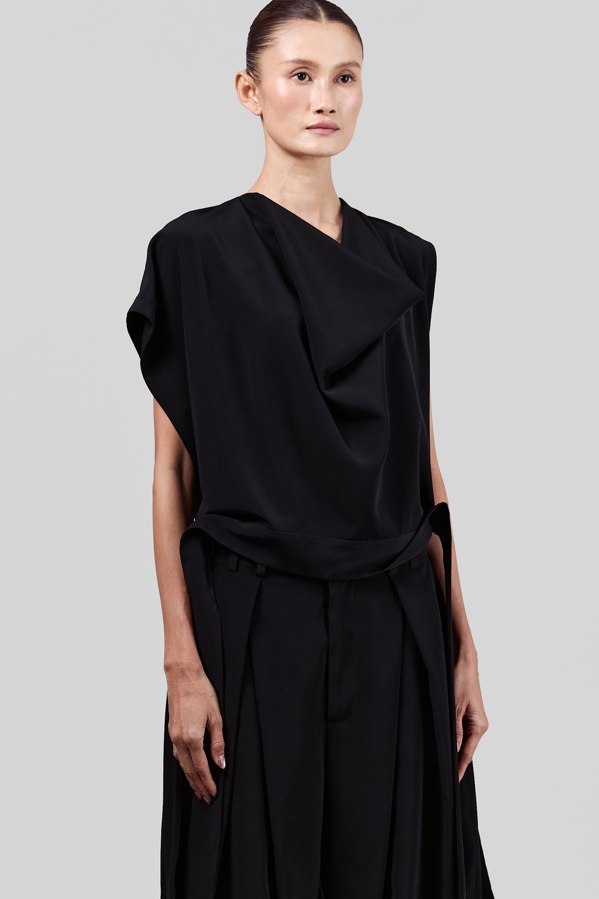 BLACKSUGAR COWL CROP TOP | BS26066