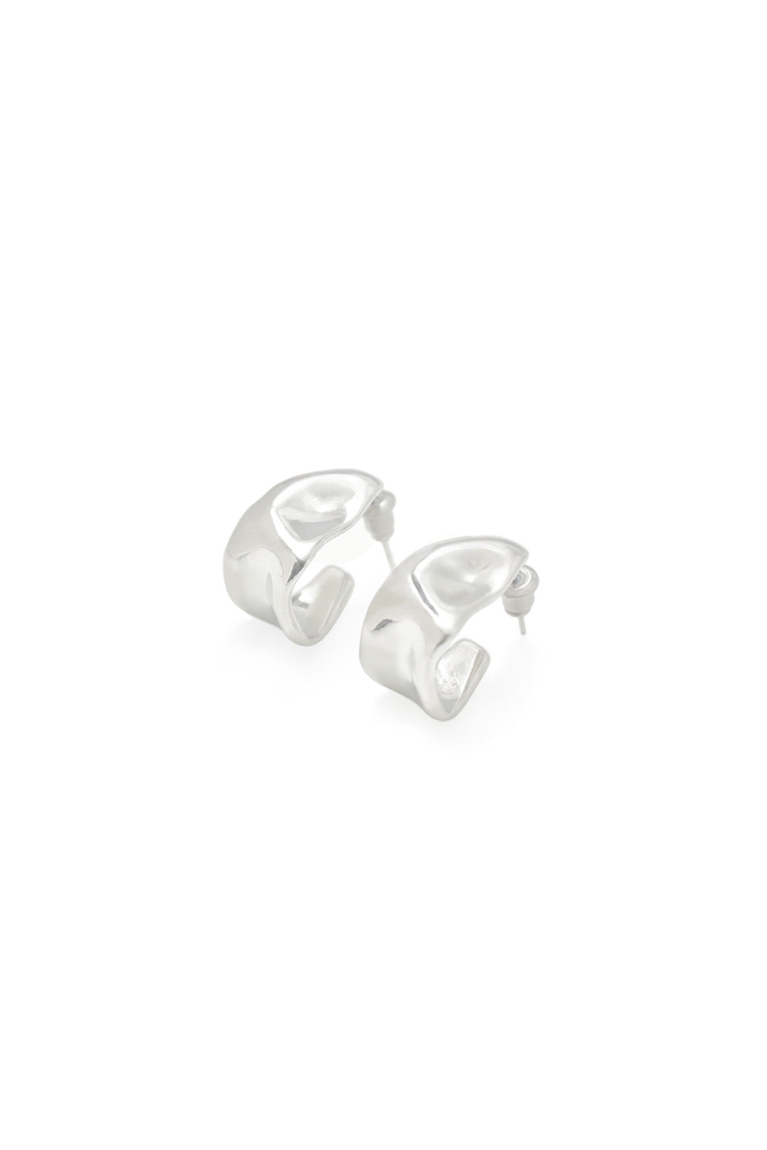 BLACKSUGAR MOLTEN SILVER STUDS | BSJ26003