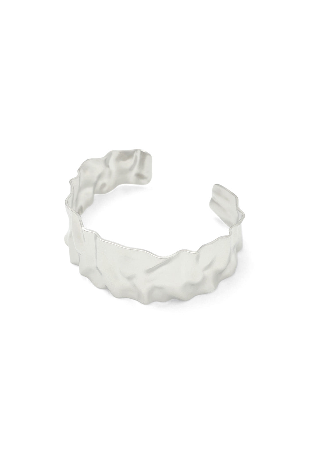 BLACKSUGAR CRUMPLED METAL CUFF | BSJ26007