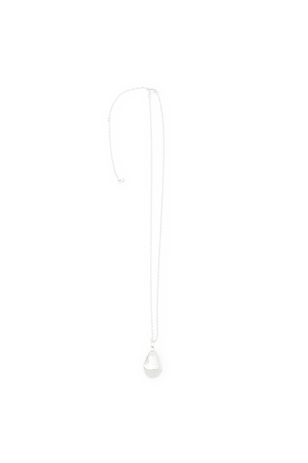 BLACKSUGAR SILVER CAP STONE NECKLACE | BSJ26017