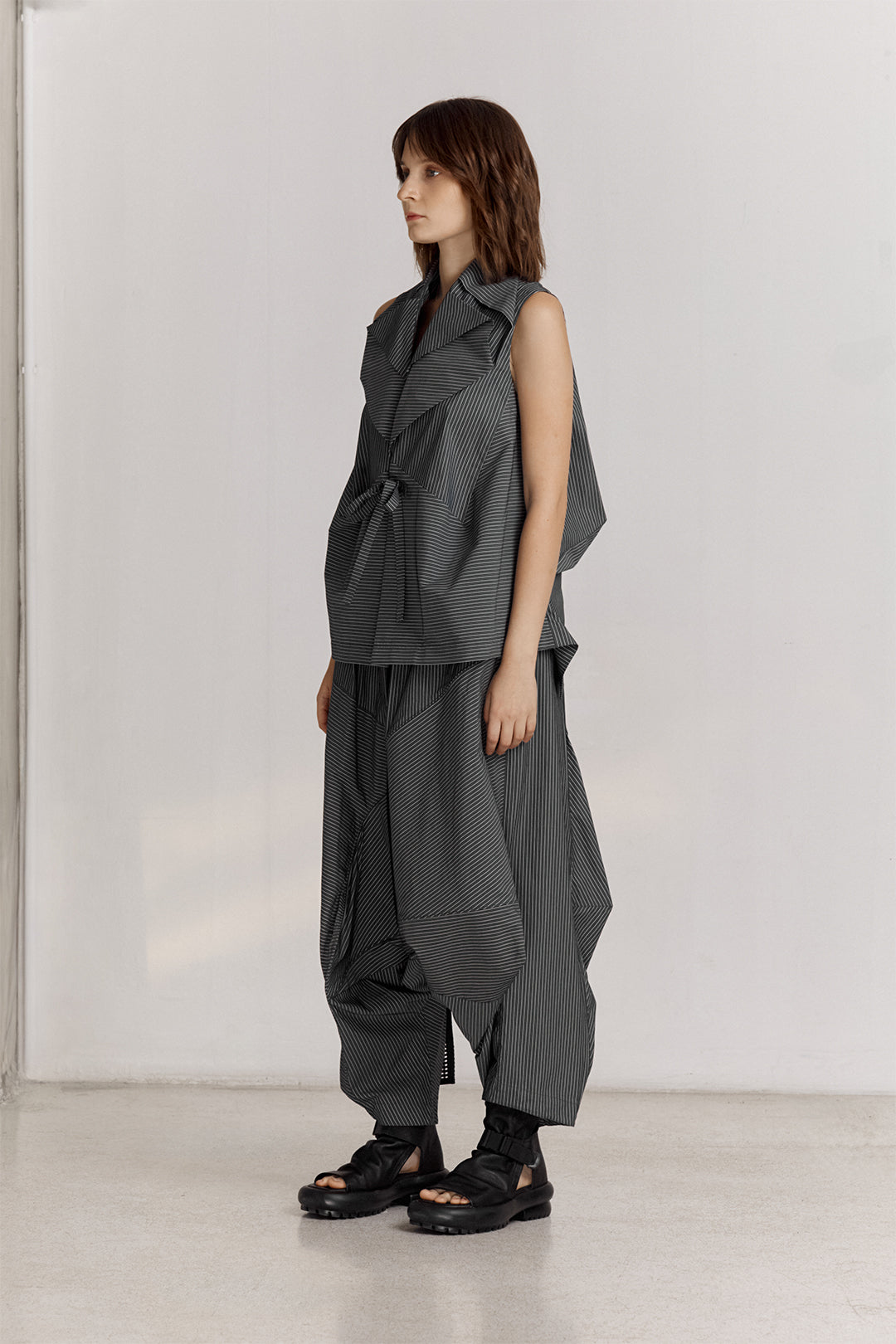 BLACKSUGAR STRIPED HAREM PANTS | BP26008