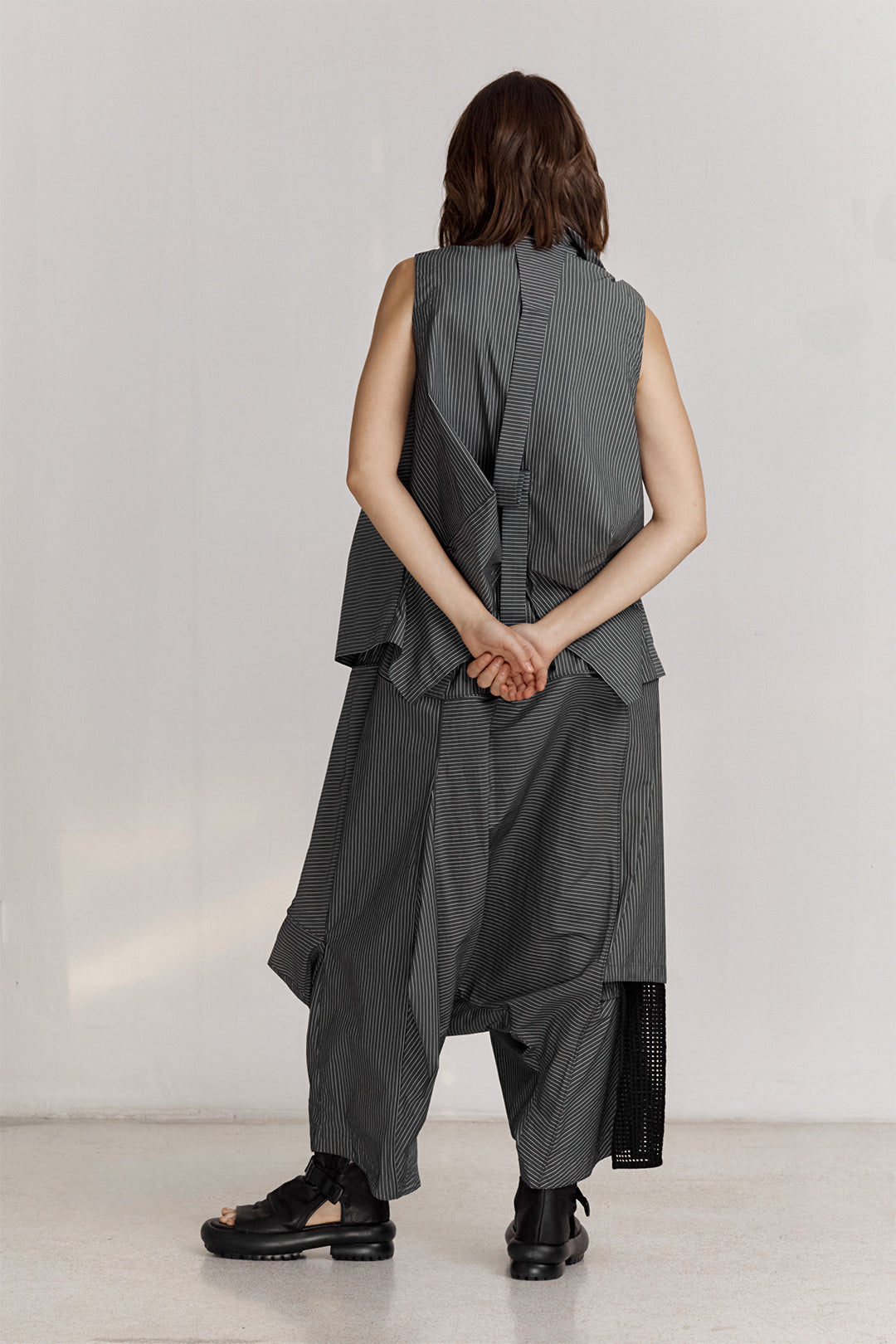 BLACKSUGAR STRIPED HAREM PANTS | BP26008