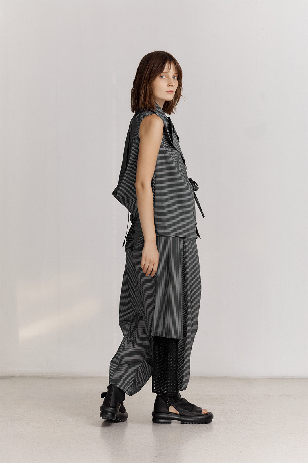 BLACKSUGAR STRIPED HAREM PANTS | BP26008