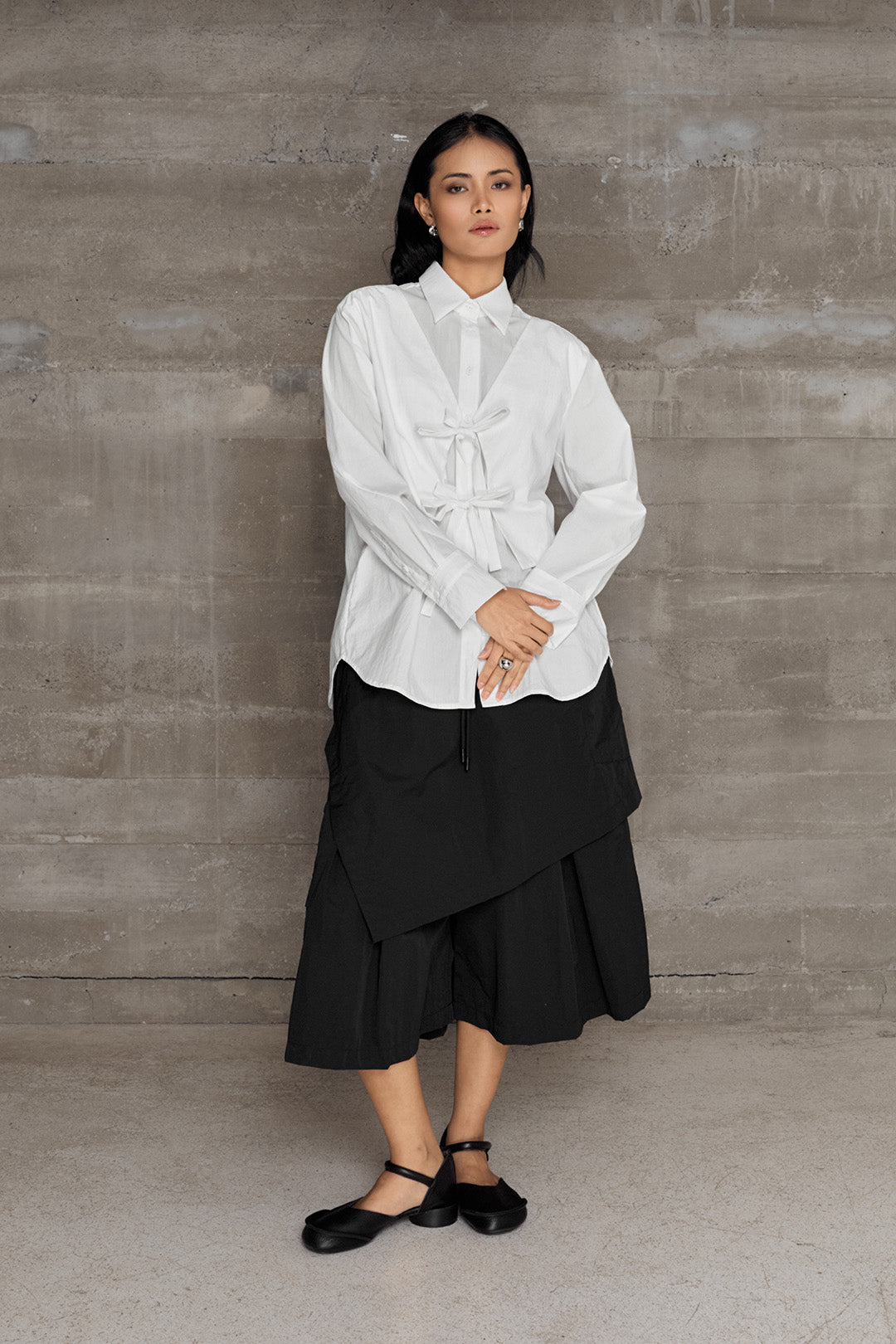 BLACKSUGAR LAYERED FRONT PANTS | BS26022