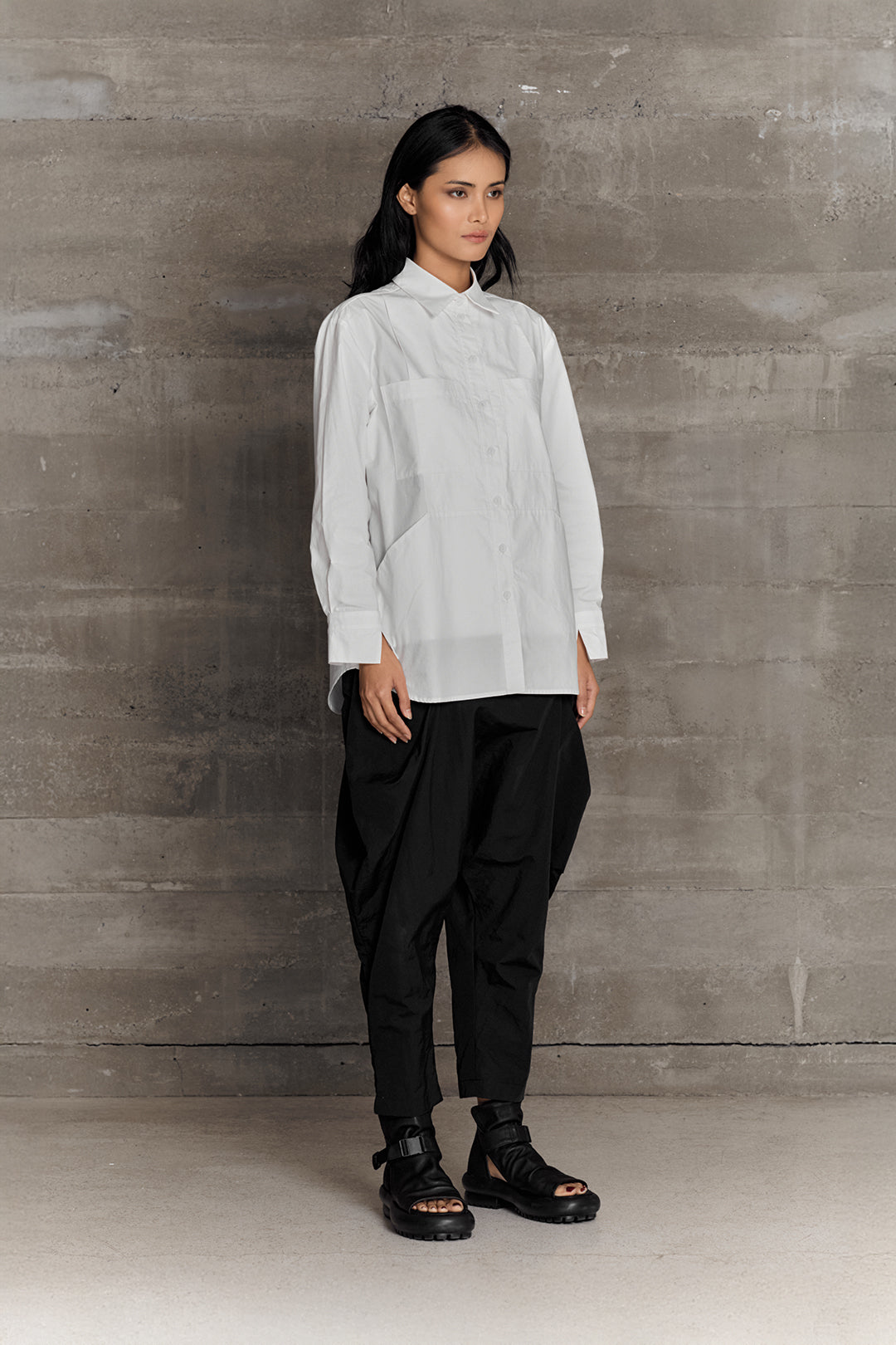 BLACKSUGAR CURVED LEG HAREM PANTS | BP26012