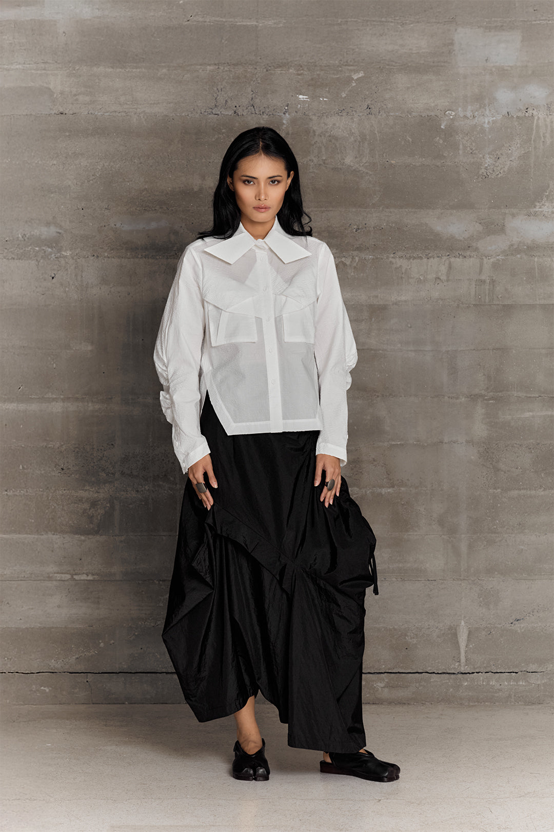 BLACKSUGAR ASYMMETRIC LAYER PANTS | BP26006