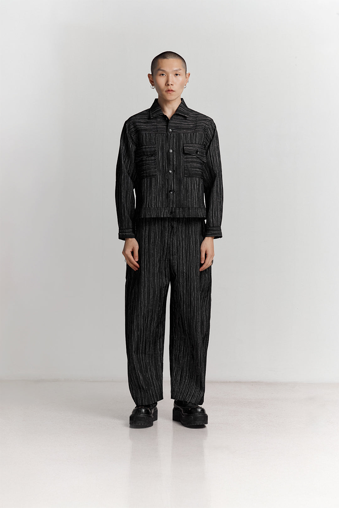 BLACKSUGAR ABSTRACT STRIPE PANTS | BS26026