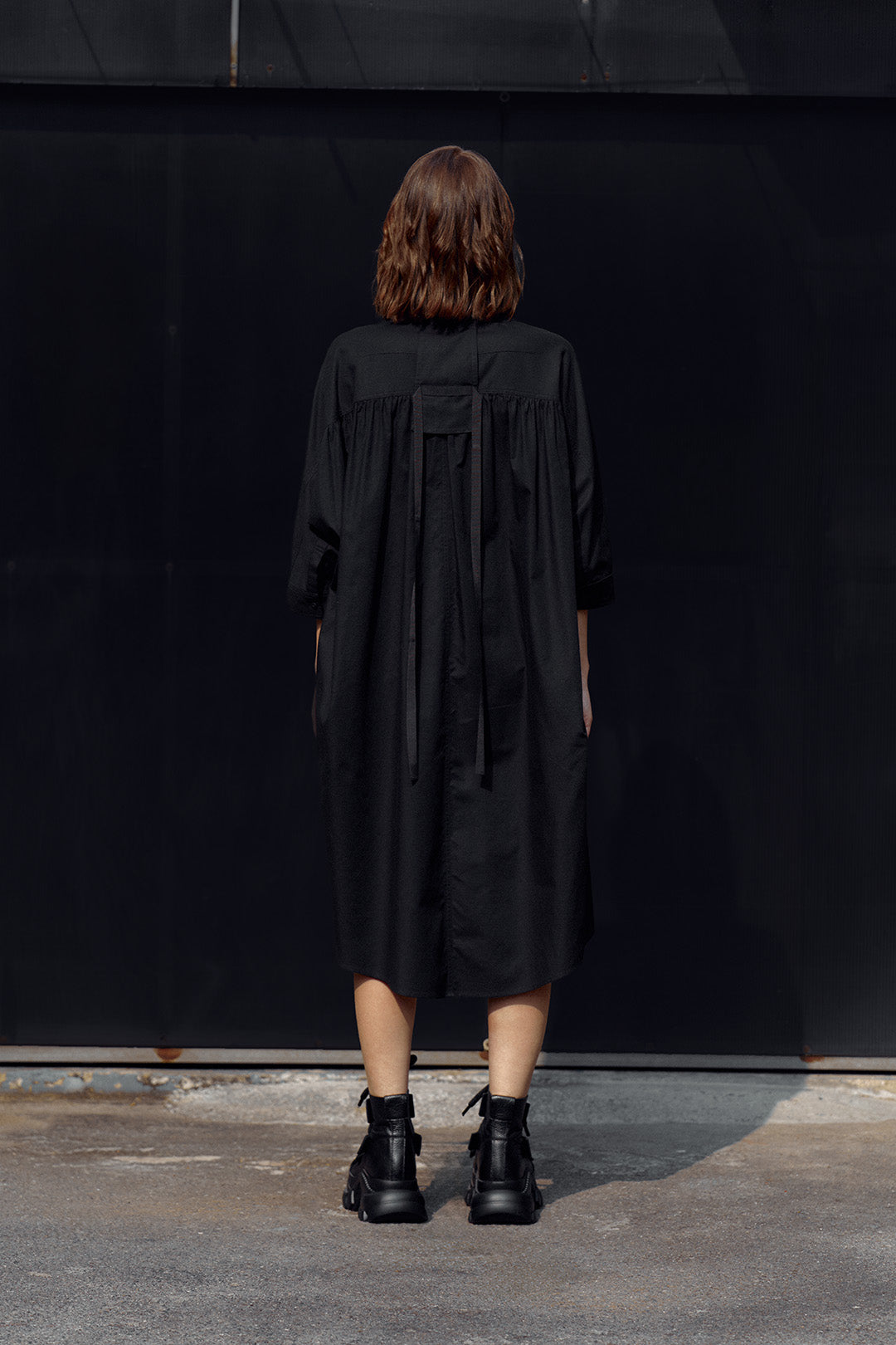 BLACKSUGAR DOLMAN SLEEVE SHIRT DRESS | BS26032