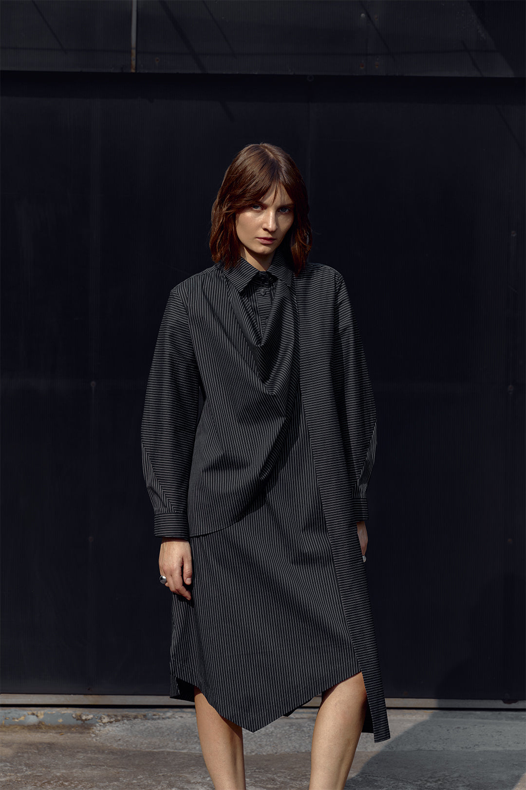 BLACKSUGAR CASCADE SHIRT DRESS | BS26031