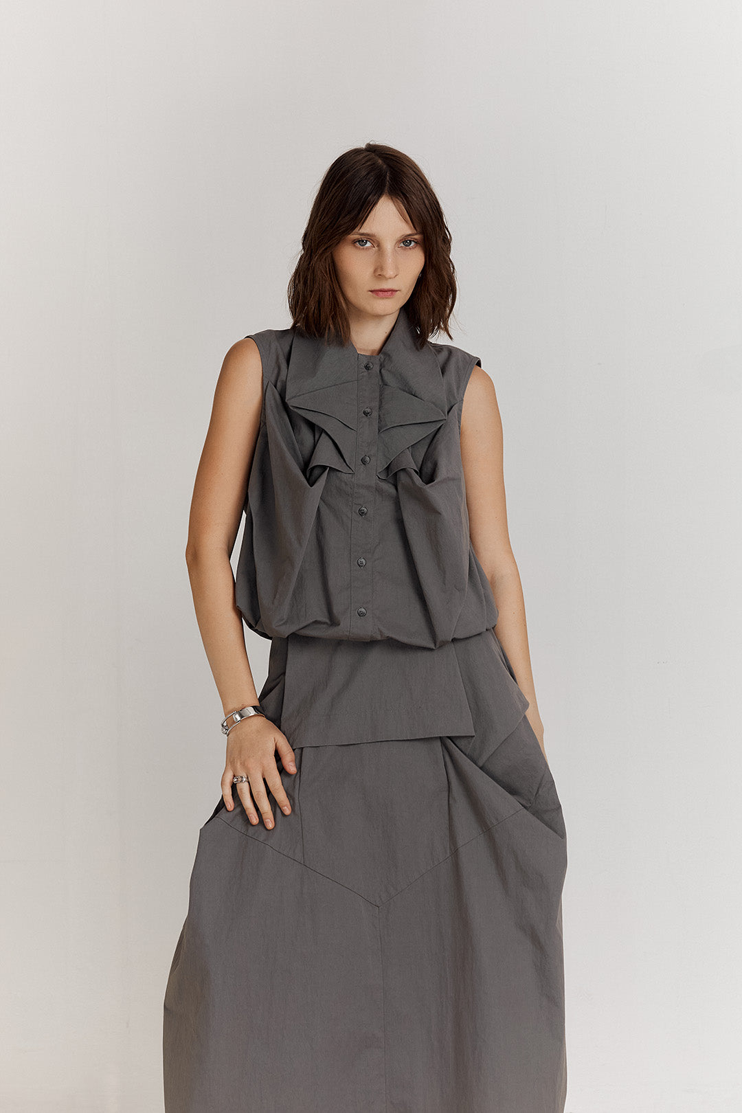 BLACKSUGAR GEO-FOLD VEST | BP26004