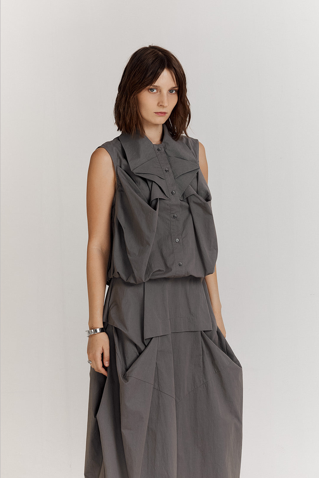 BLACKSUGAR GEO-FOLD VEST | BP26004