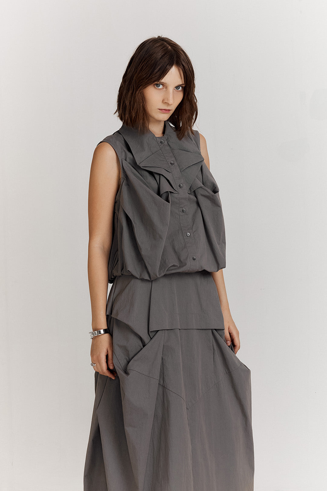 BLACKSUGAR GEO-FOLD VEST | BP26004