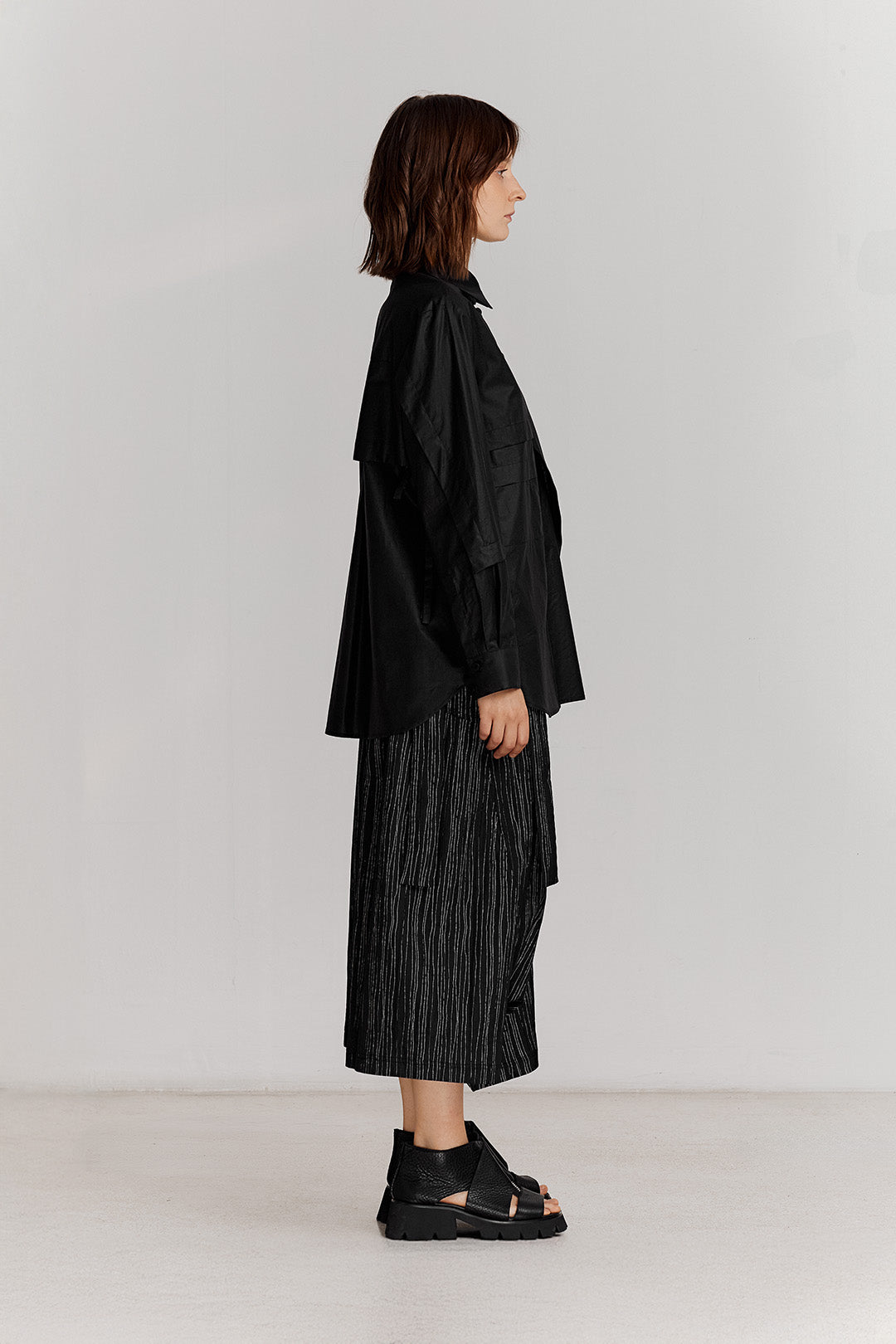 BLACKSUGAR OVERLAY PANEL SHIRT | BS26030