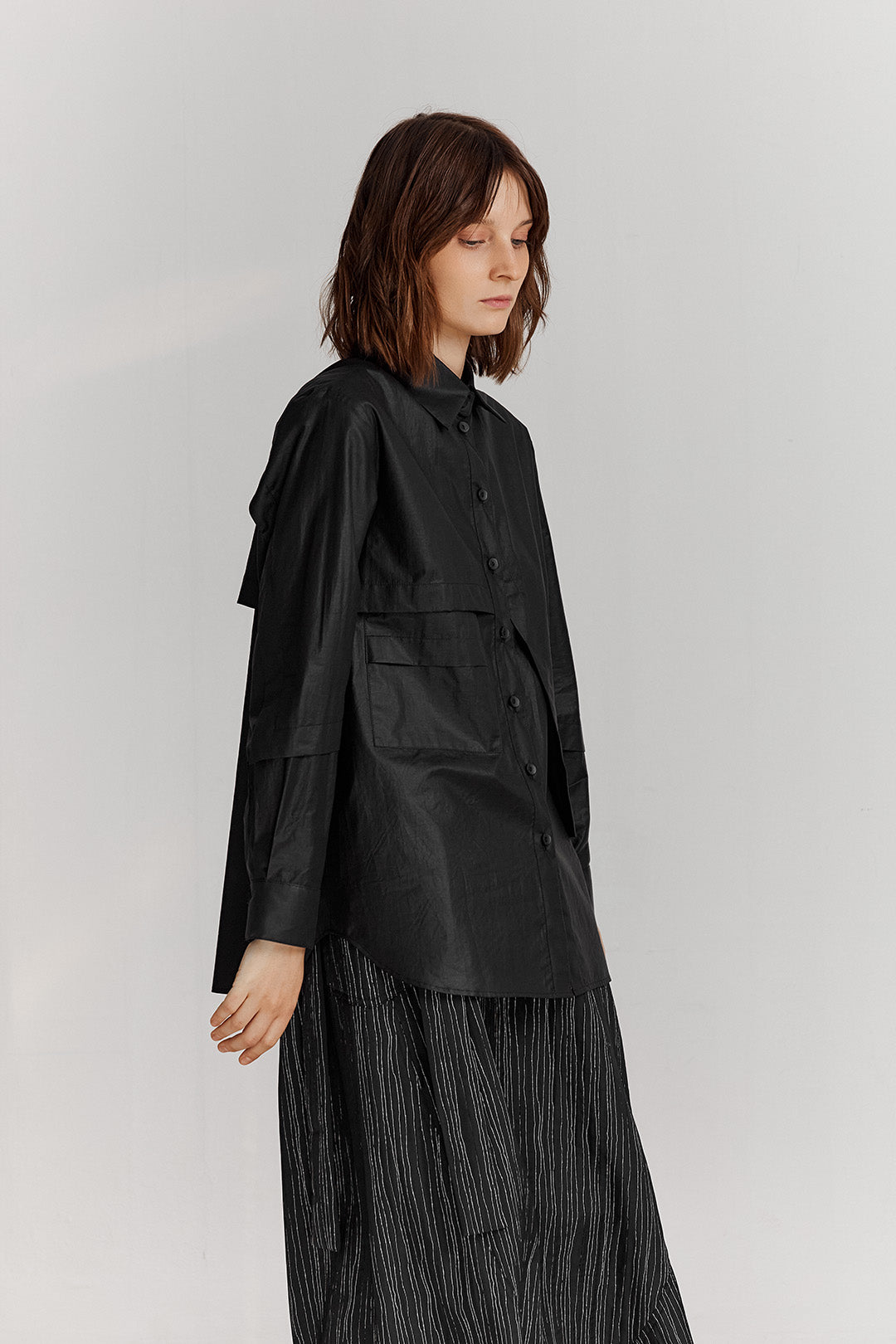 BLACKSUGAR OVERLAY PANEL SHIRT | BS26030